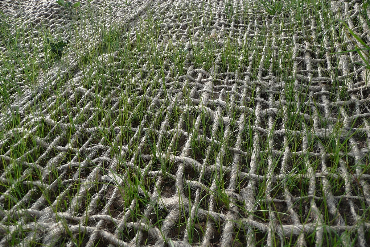 ControlGrid 700 anti-erosiemat, ideaal voor taluds en hellingen. Beschermt tegen bodemerosie