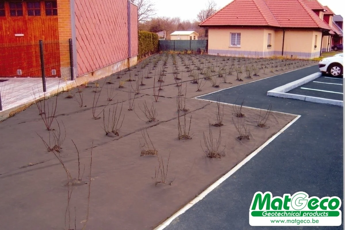 BioWeedtex géotextile de plantation anti-mauvaise herbes écologique et biodégradable