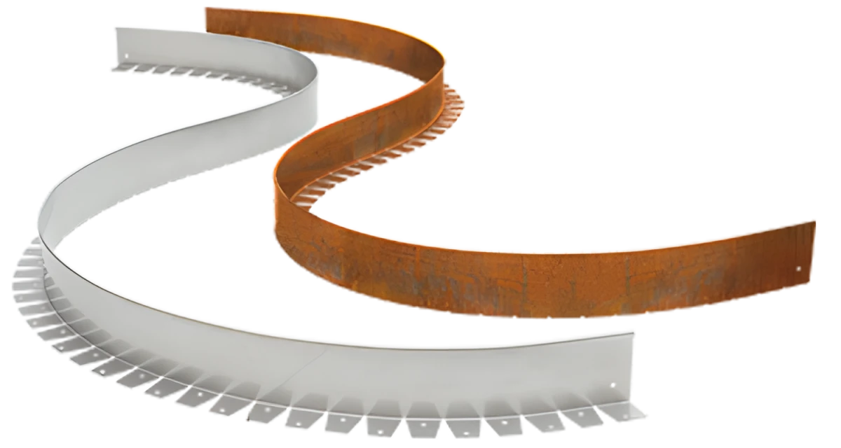 Edgi Alu/Corten bordures métalliques pour jardins publics ou privés