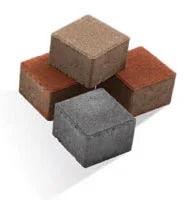 Pavés disponibles en gris clair, gris foncé et rouge pour la dalle de stabilisation PaveGrid 60