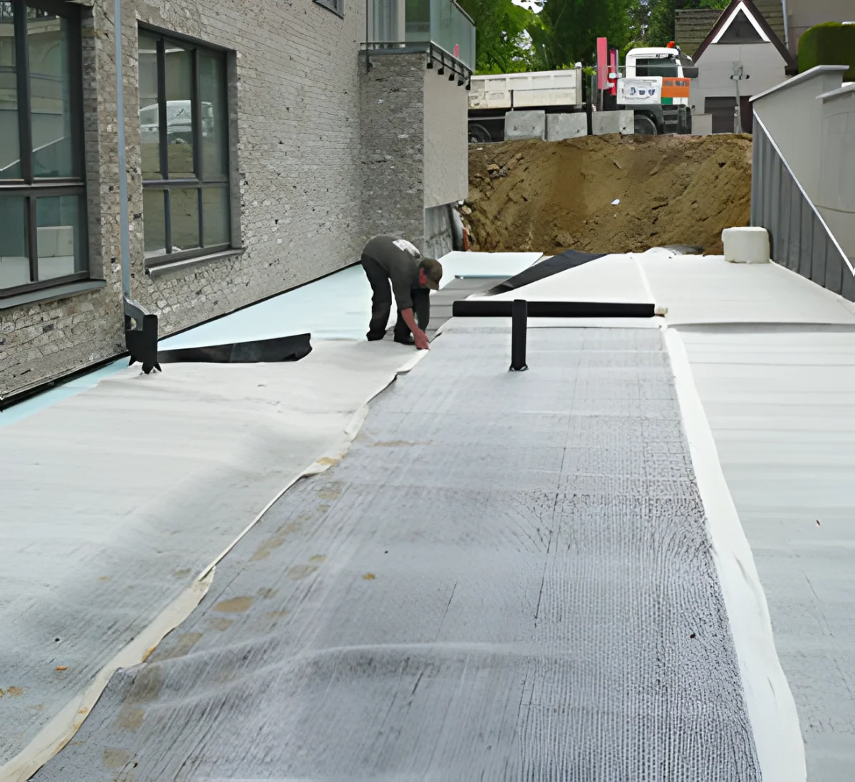 RoofDrain drainage, protection d'étanchéité et rétention d'eau pour toitures végétalisées et toitures jardins