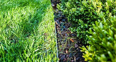 Bordures de séparation métalliques pour jardins