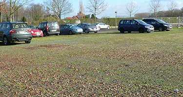 Verstevigend raster voor bestaande grasperken