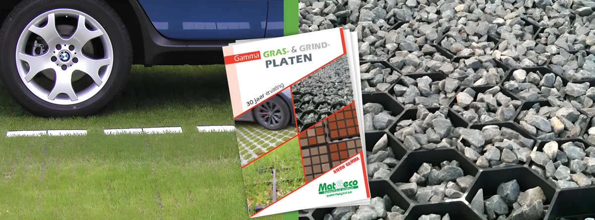 Nieuwe gamma gras- en grindplaten