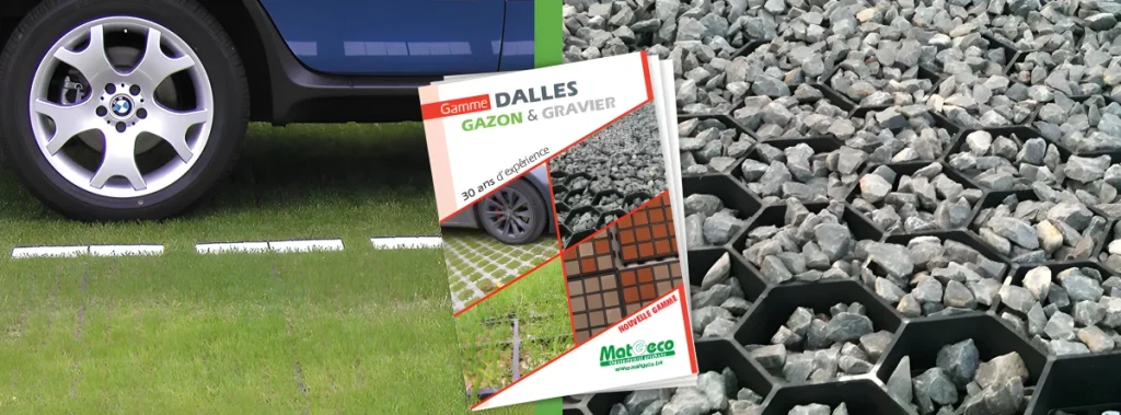 Nouvelle gamme dalles gazon et gravier