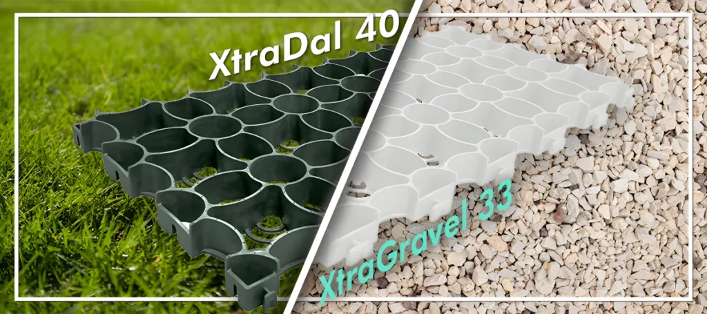 XtraDal 40 & XtraGravel 33 : l’excellence en dalles gazon et gravier