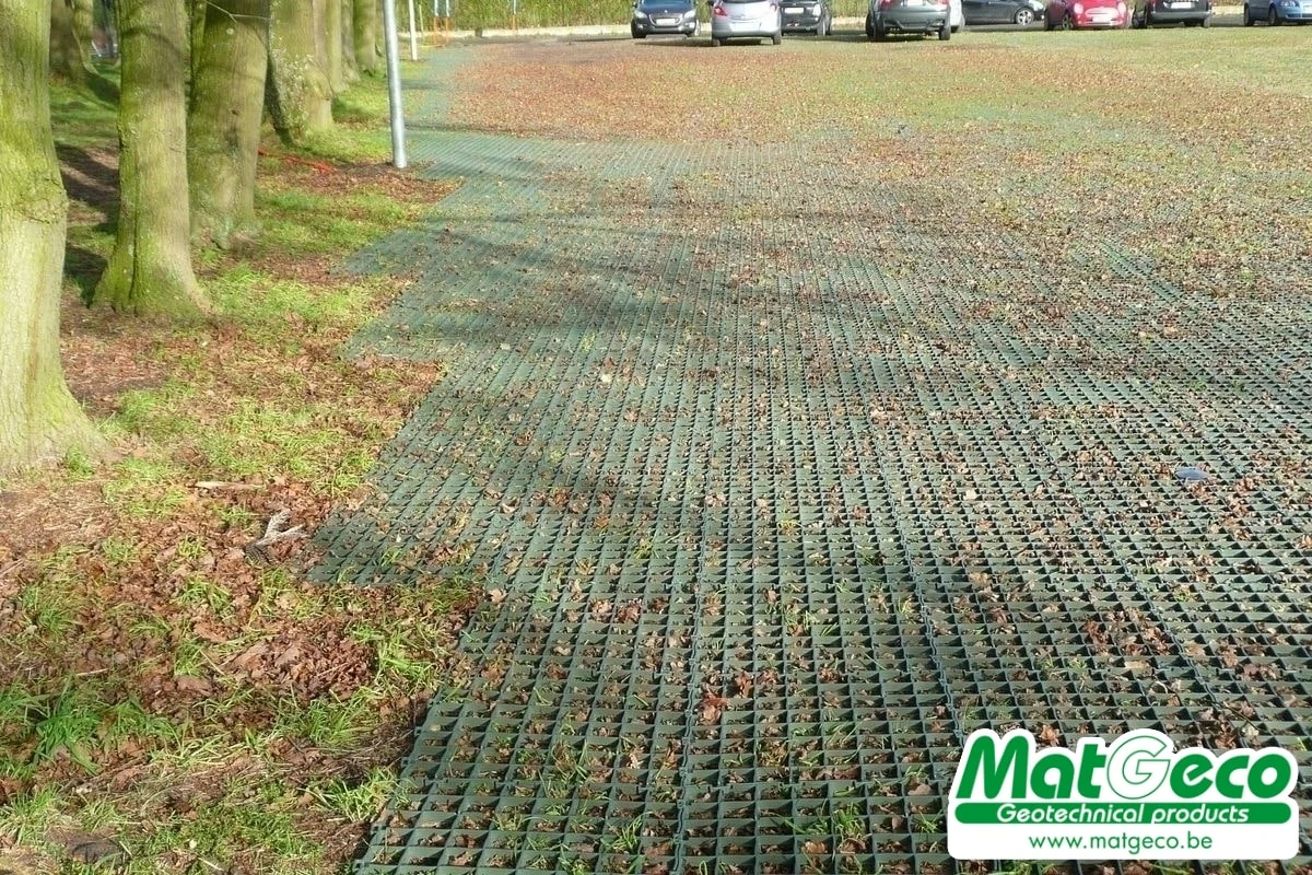GridaPark is een verstevigingsraster gemaakt van LD-PE - Matgeco