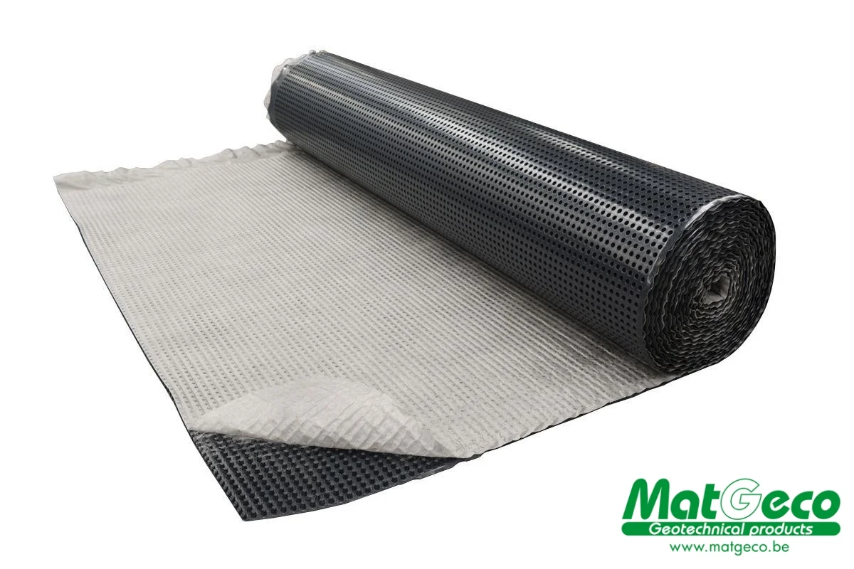 isoline G10 membrane de drainage avec géotextile